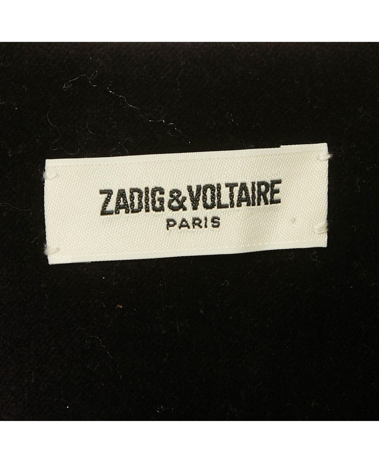 Zadig & Voltaire Women's Vadim Velvet Embroidered Collarless Blazer