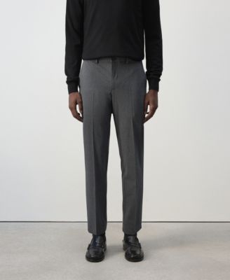 Men's Bologna Cropped Slim-Fit Stretch Pants