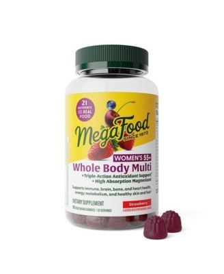 Whole Body Multivitamin Gummies for Women 55+ for Healthy Aging 90 Strawberry Gummies