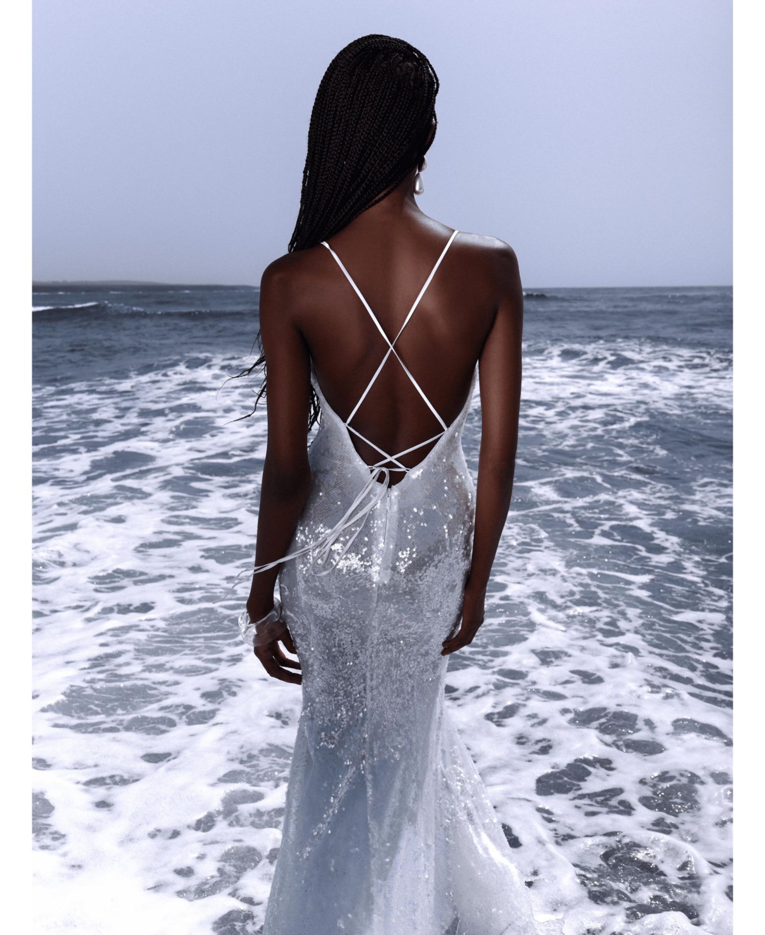 Women's Cameron Sequin Scoop-Neck Mermaid Maxi Dress