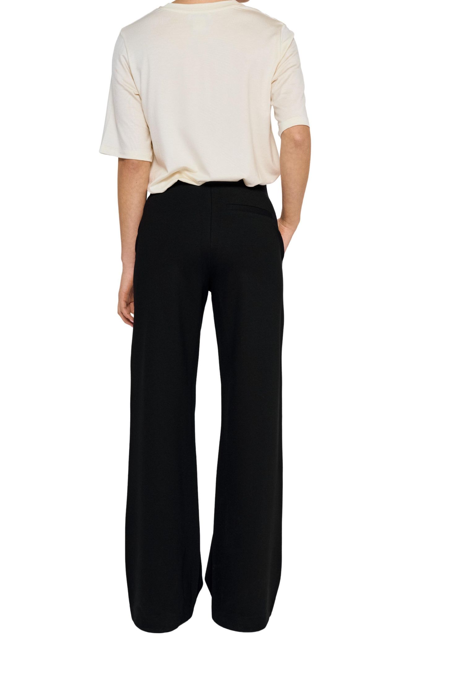 Women's Leia High-Waisted Wide-Leg Trousers