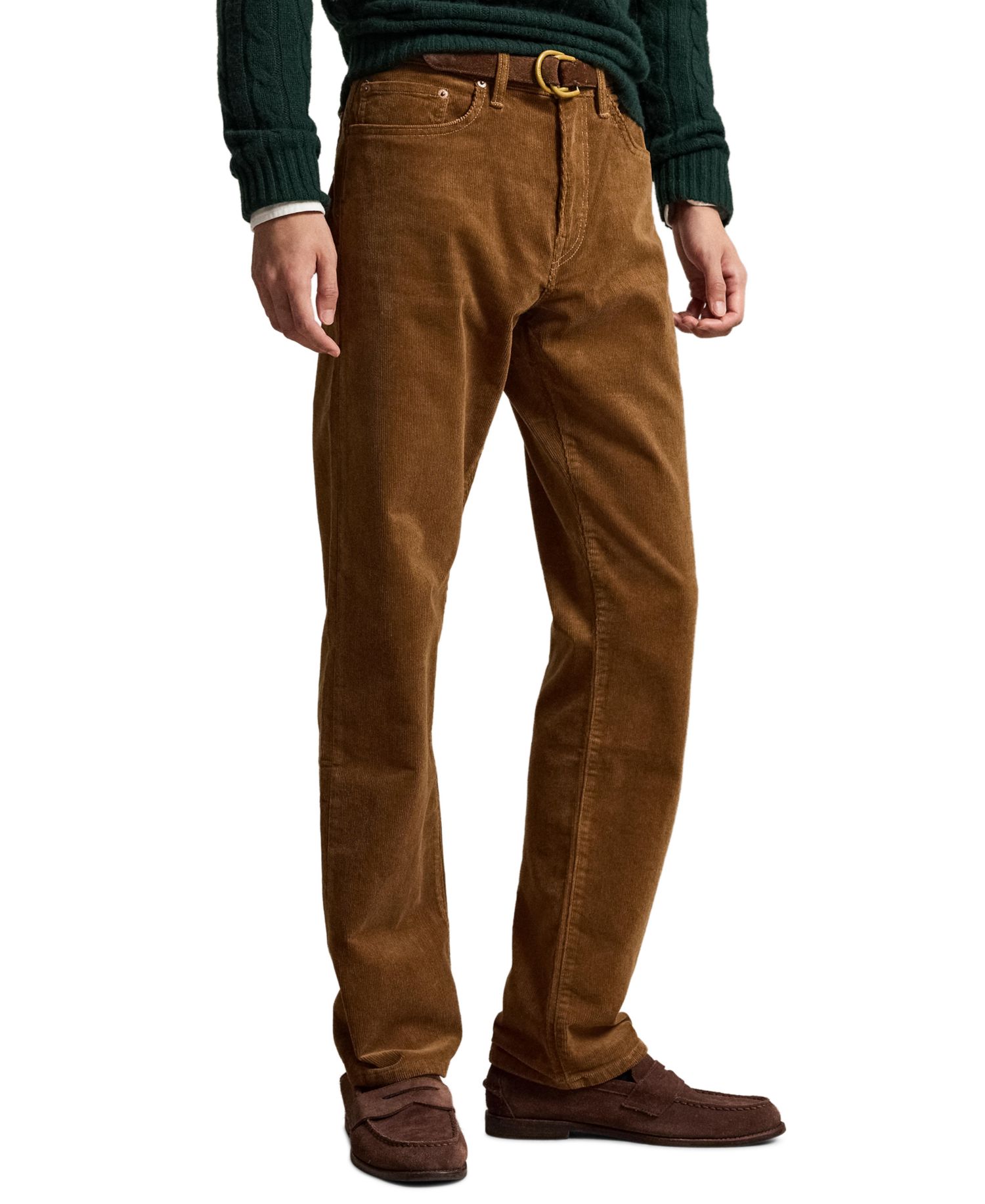 Men's Hampton Stretch Straight-Leg Corduroy Pants