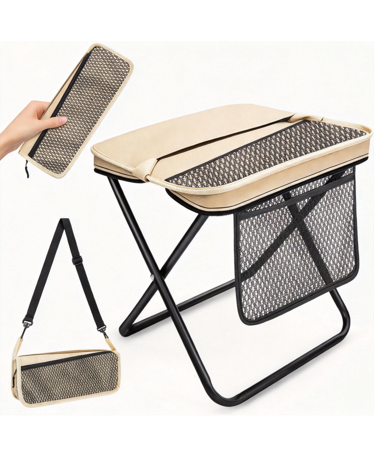 Aofar Foldable Stool Portable Camping Fishing Travel Seat