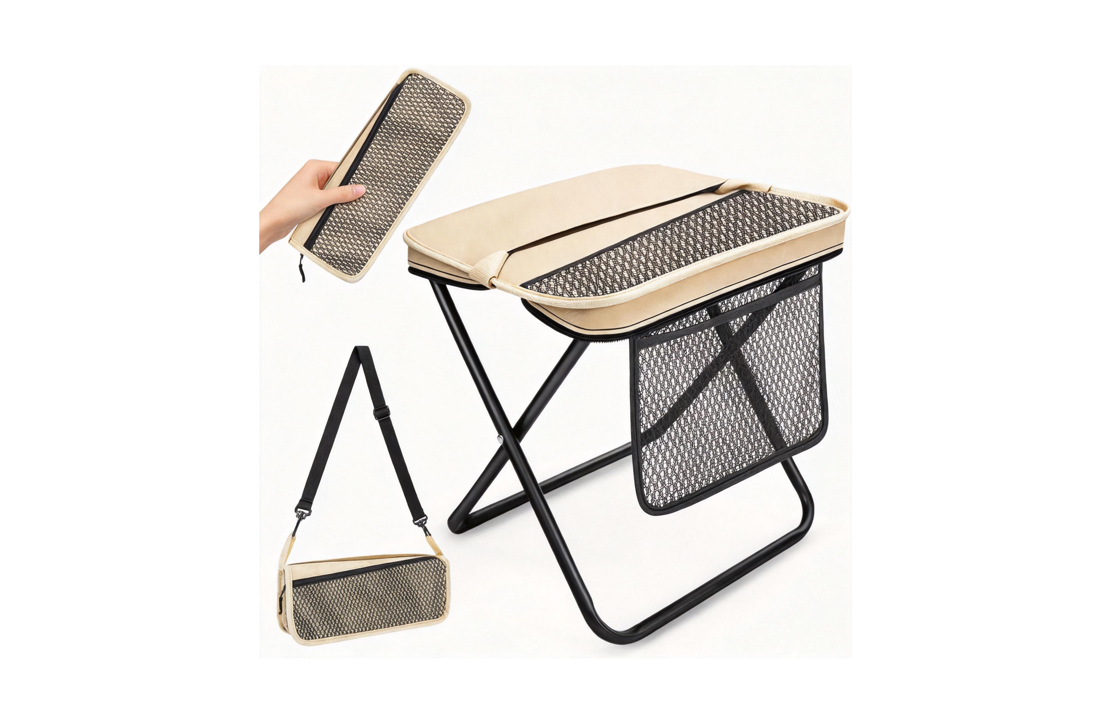 Aofar Foldable Stool Portable Camping Fishing Travel Seat