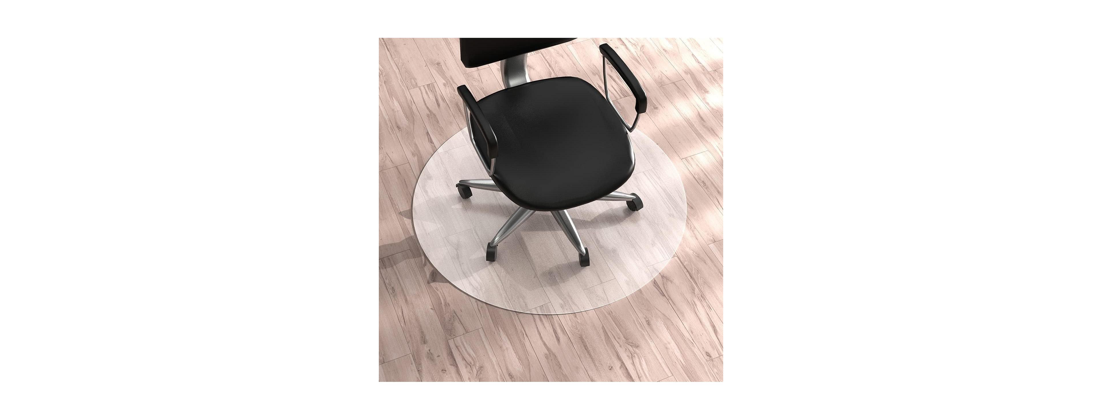 Danrong Hard Floor Office Chair Mat Non Slip Transparent Protector For Rolling Desk