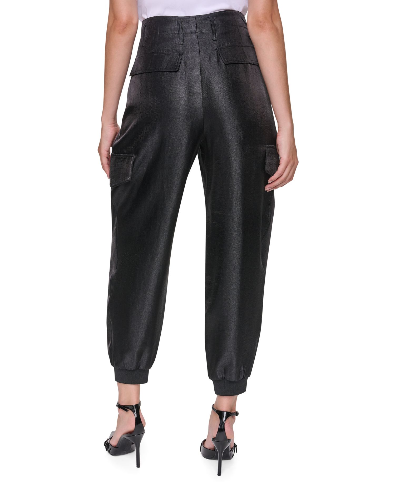 Women's High-Waist Cinch Cargo Pants