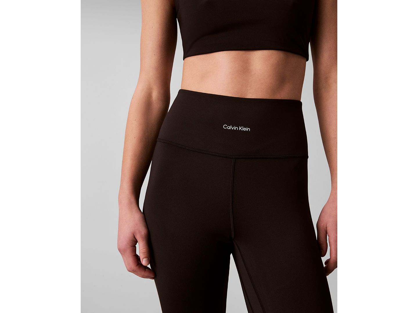 Женские леггинсы Calvin Klein Performance Icon Sport High-Waisted 7/8 Leggings, цвет: Чёрный — фото 4