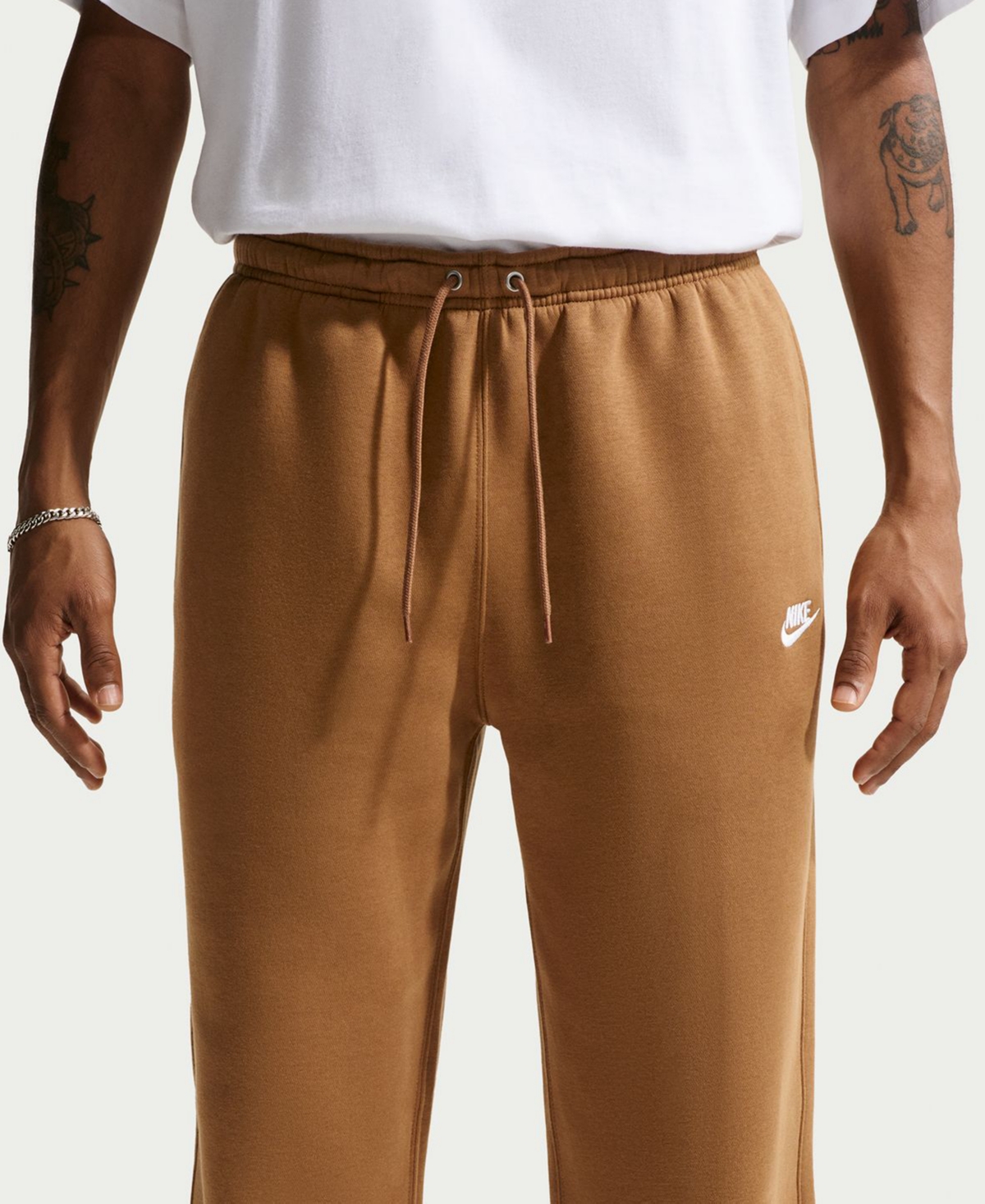 Nike Men's Club Brushed Fleece Open Hem Pants