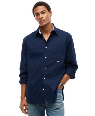 Men's American Icons Relaxed-Fit Twill Button-Down Shirt