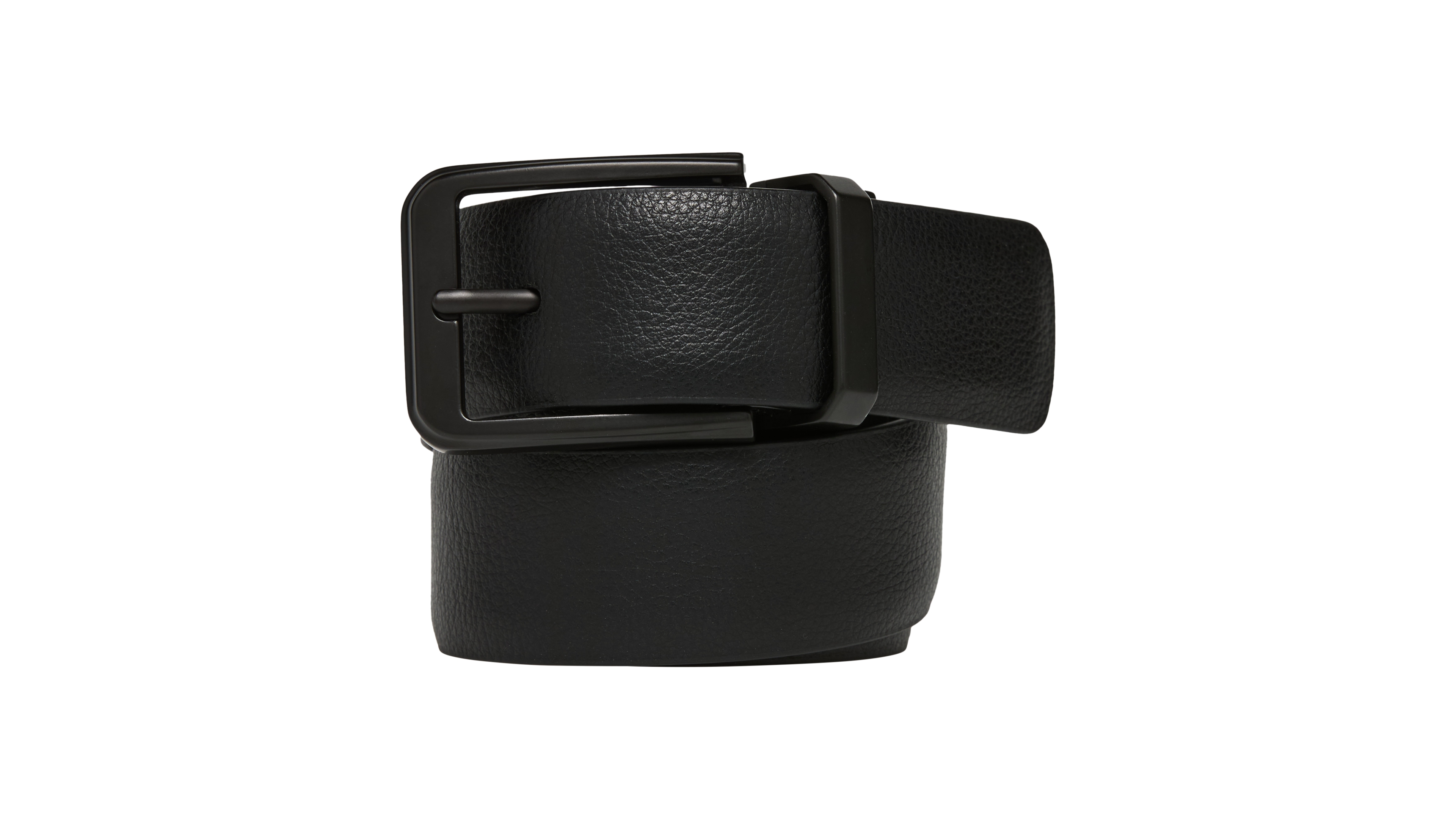 Perry Ellis Portfolio Men's Reversible Pebbled Leather-Blend Belt