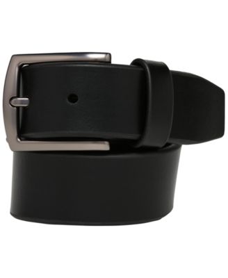 Men's Leather Shine-Strap Belt