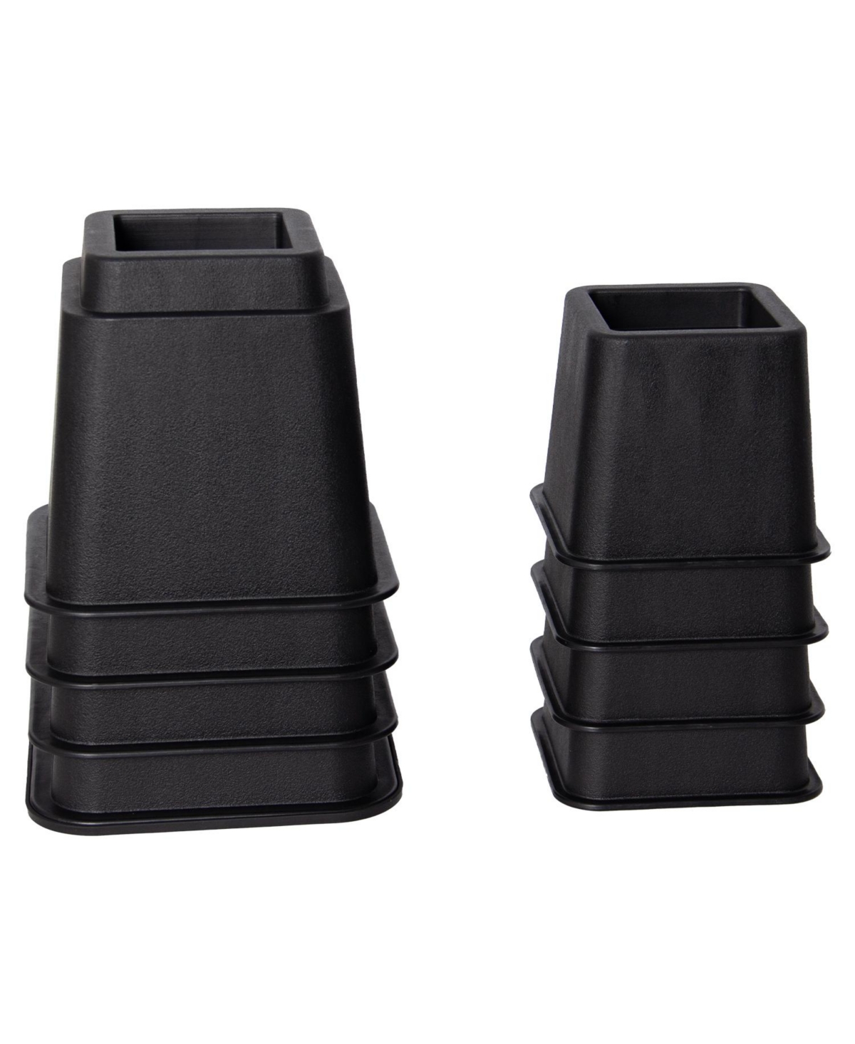 Kings Brand Furniture Adjustable Heavy-Duty Bed Risers Set of 4,