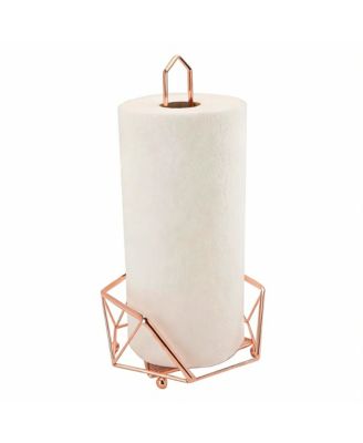 Stainless Steel Freestanding Paper Towel Holder with Raised Base