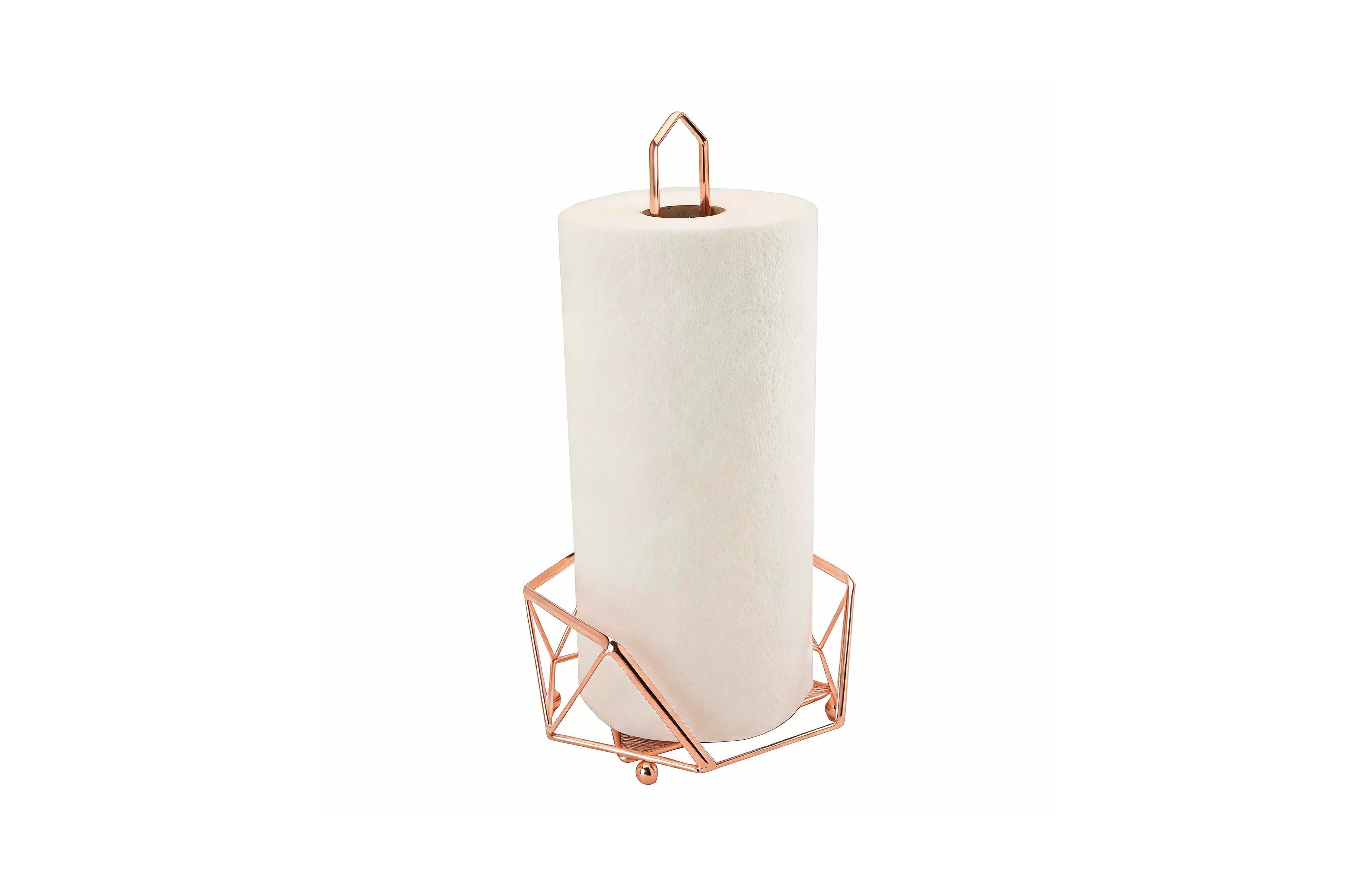 Yigii Stainless Steel Freestanding Paper Towel Holder with Raised Base