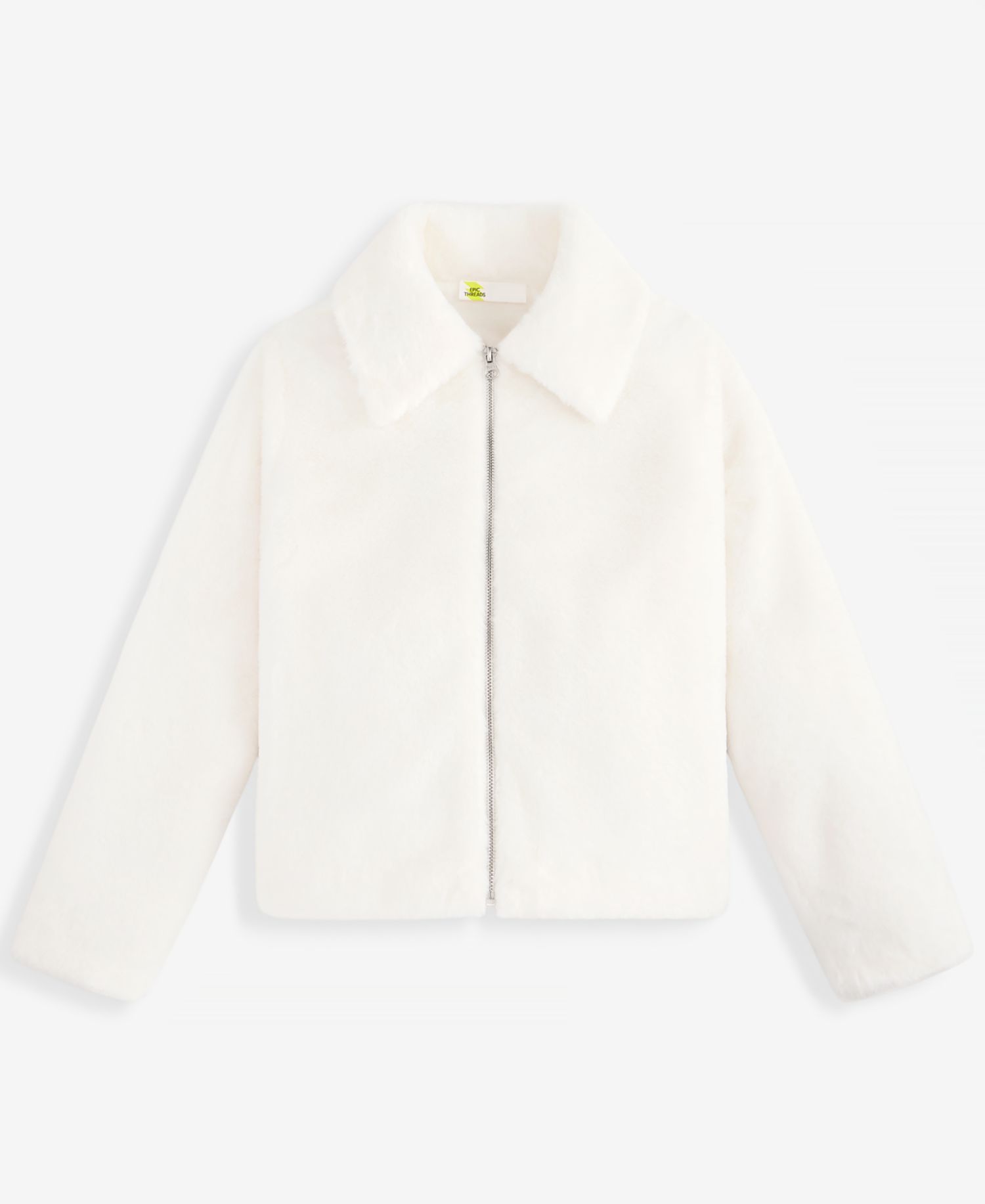 Toddler Girls' 12M-5T Solid Faux-Fur Jacket
