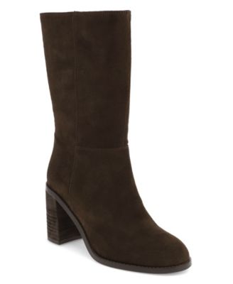 Women's Laurie Block Heel Faux Leather Boots