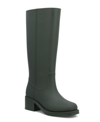 Women's Wellington Square Toe Rain Boots