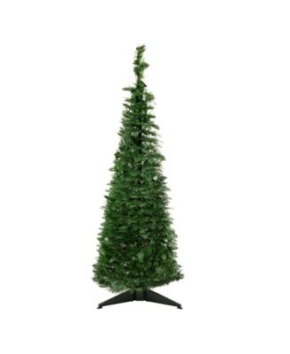 Tinsel Pop-Up 4' Artificial Unlit Christmas Tree 