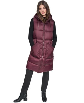 Women's Kerr Water-Resistant Puffer Vest with Detachable Hood