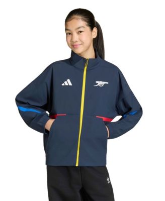 Boys' and Girls' Arsenal 2025/26 Club Anthem Full-Zip Hooded Jacket