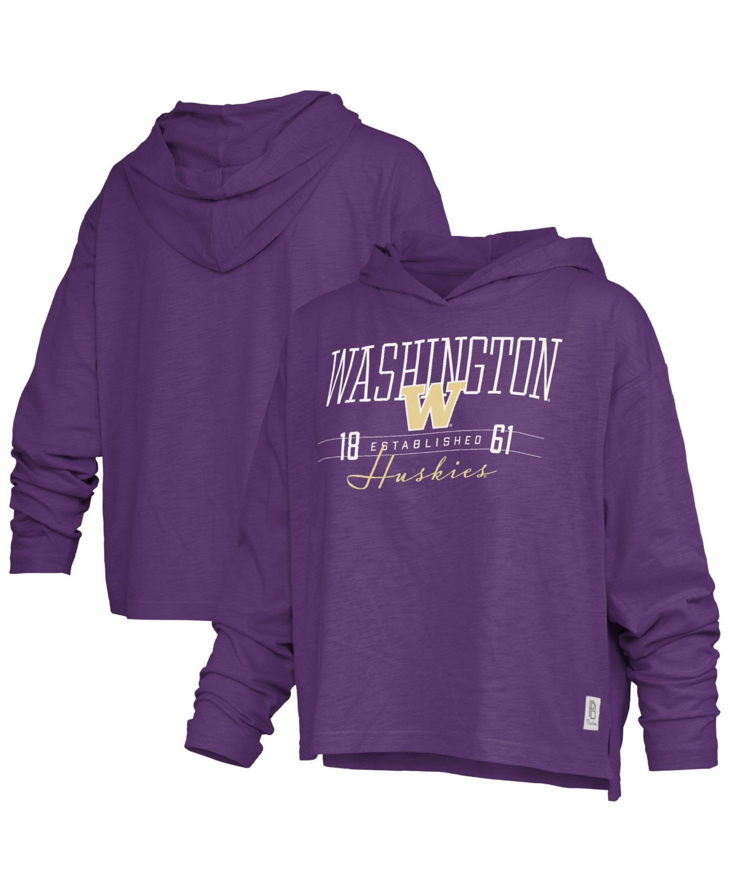 Women's Castillo Oversized Slub Long Sleeve Hooded T-Shirt