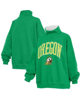 Women's Oregon Ducks Oversized Mock Neck Sweatshirt