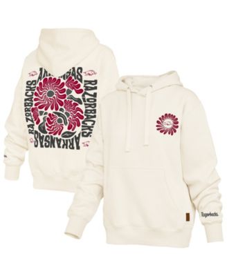 Women's Arkansas Razorbacks Elena Janise Fleece-Lined Dropped-Shoulders Hoodie