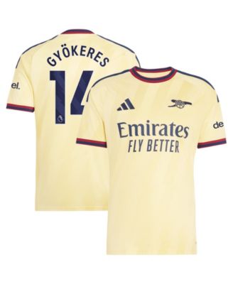 Men's Viktor Gy&ouml;keres Yellow Arsenal 2026/27 Third Replica Jersey