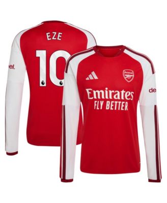 Men's Eberechi Eze Arsenal 2026/27 Home Replica Long Sleeve Jersey