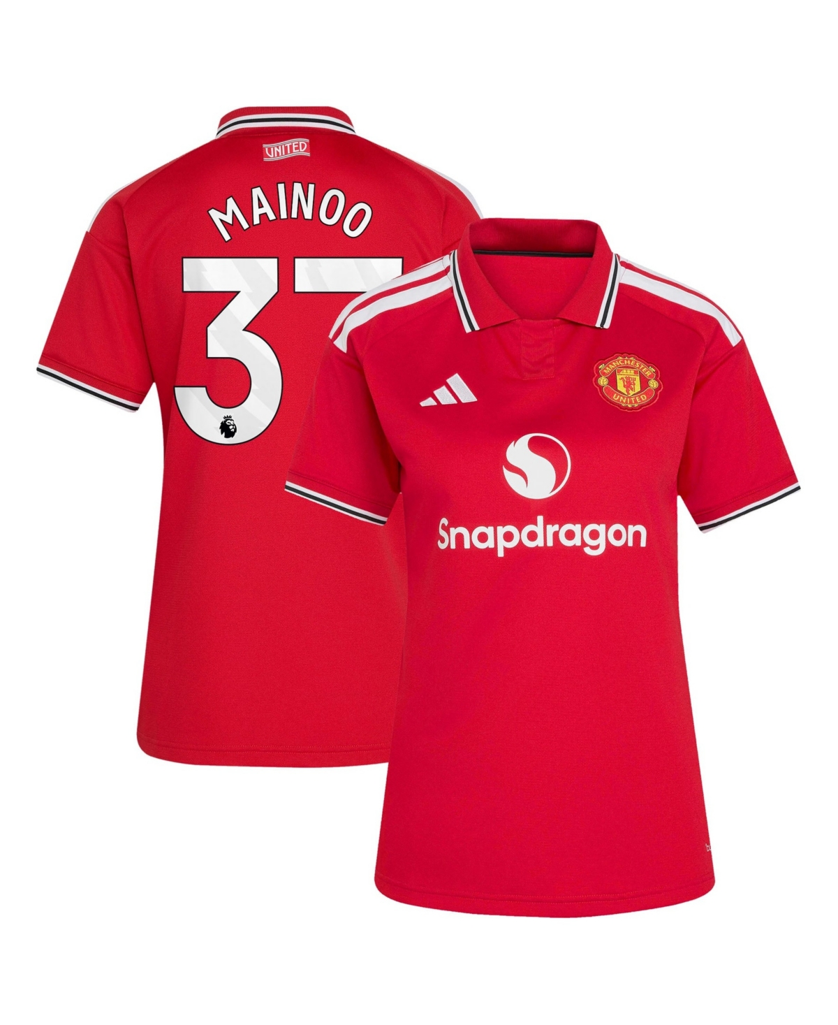 adidas Women's Manchester United Kobbie Mainoo Replica Jersey