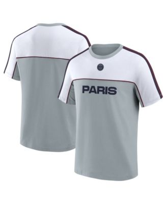 Men's Paris Saint-Germain Retro Suede Lockup Relaxed-Fit T-Shirt