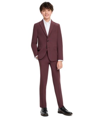 Men's Slim Fit Stretch Suit, Jacket and Pants, 2-Piece Set