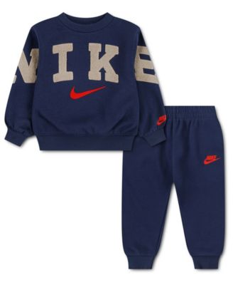 Boys' 2T-7 Fleece Crewneck Sweatshirt and Joggers, 2-Piece Set