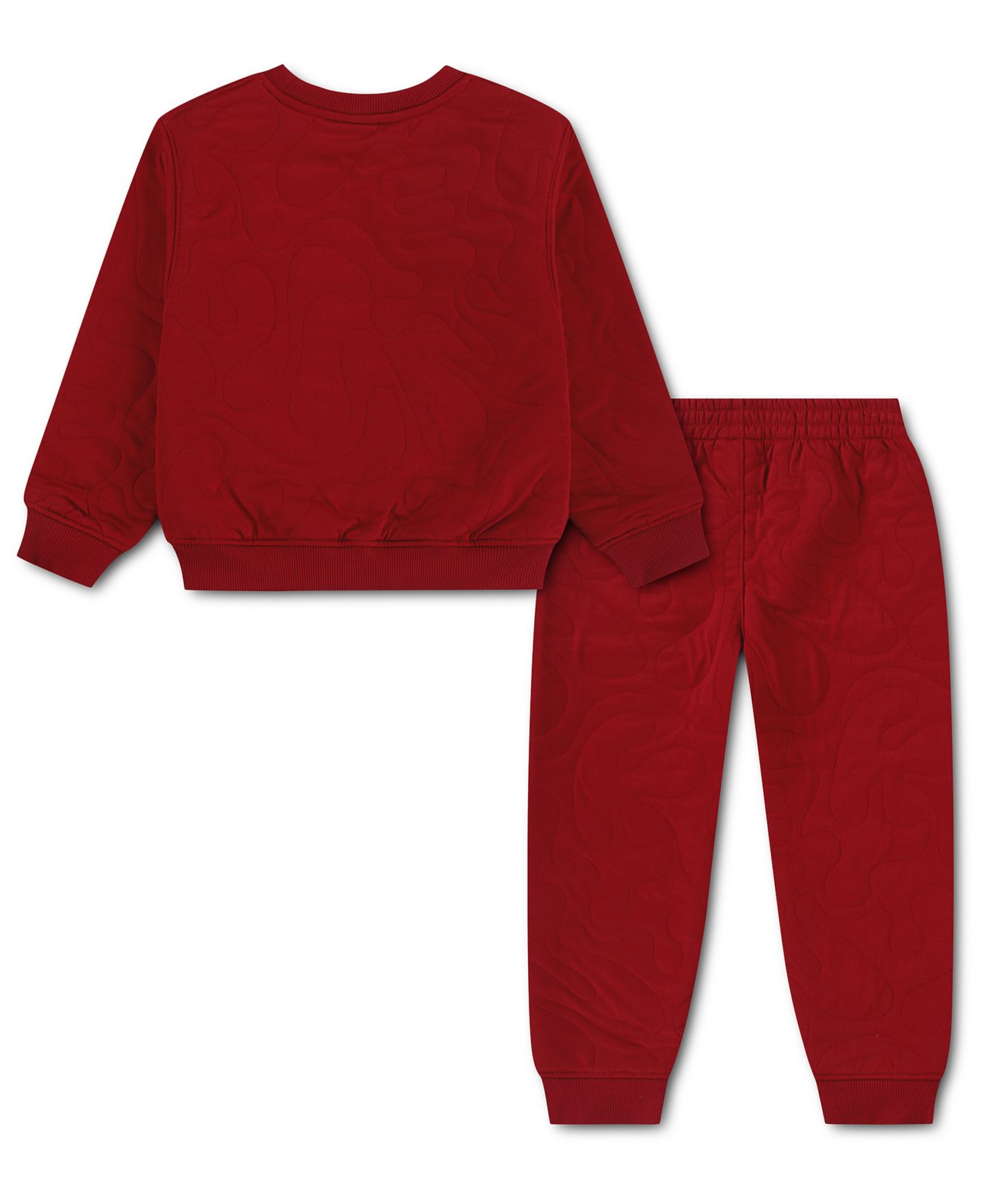 Nike Boys' and Girls' Frost Futura Long-Sleeve Elastic-Waist Top and Pants, 2-Piece Set, цвет: Красный — фото 2