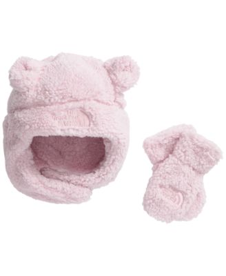 Baby Baby Bear Fleece Bear-Ears Hat and Mittens, 2-Piece Set