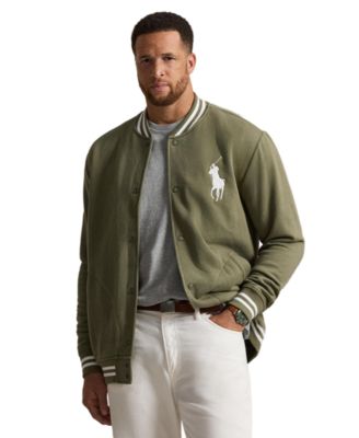 Men's Big & Tall Big Pony Fleece Baseball Jacket
