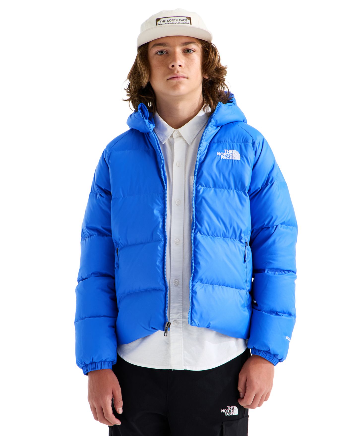 Куртка The North Face Hydrenalite Down Hooded Jacket для мальчиков, цвет: Синий — фото 1