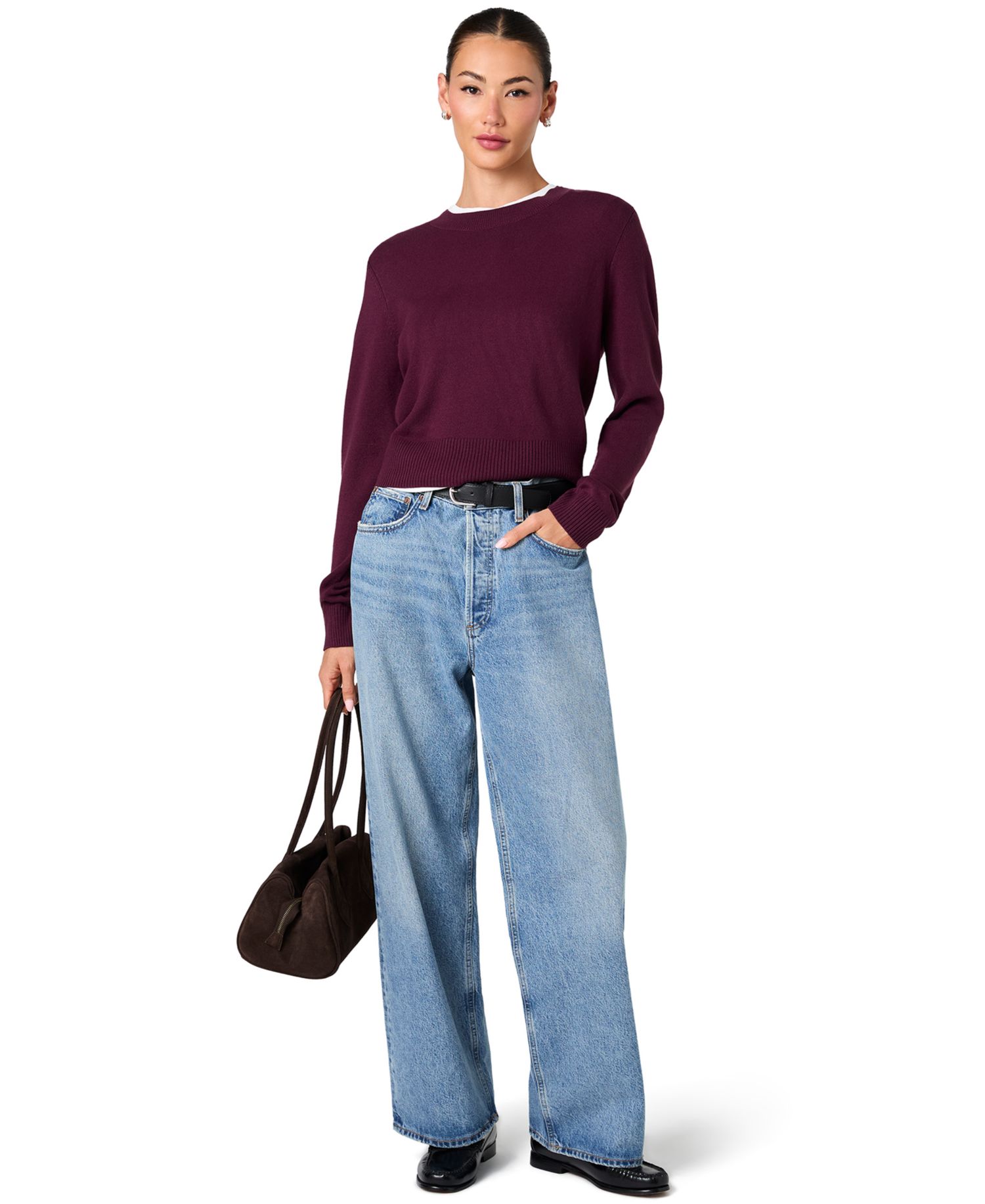 Women's Babysoft Crew Neck Long Sleeve Sweater