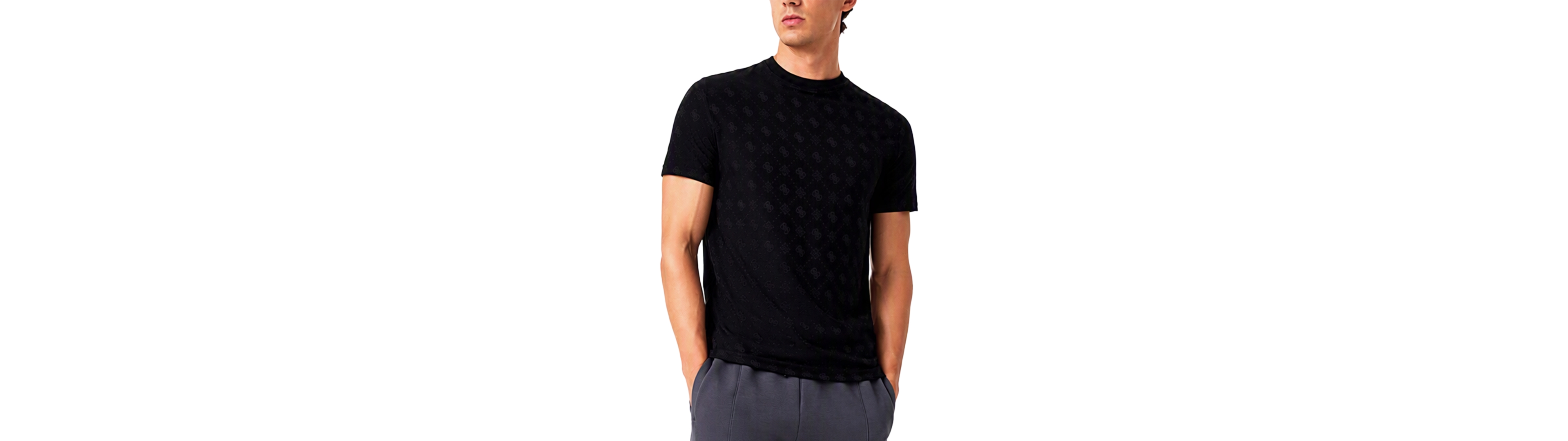 Guess Men's Theo Allover-Monogram Classic-Fit T-Shirt