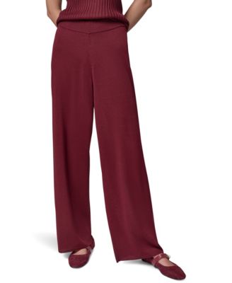 Women's Sequin Wide-Leg Pull-On Pants