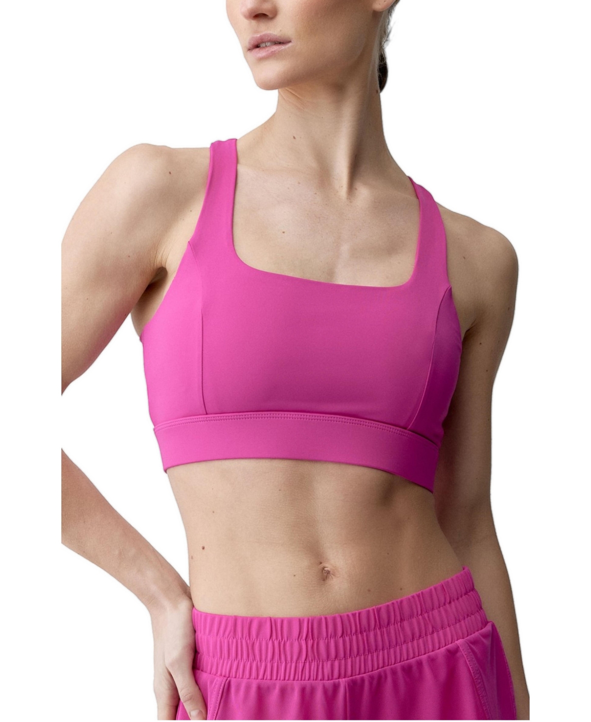 Born Living Yoga Women's Padma 2.0 High-Support Performance Sports Top