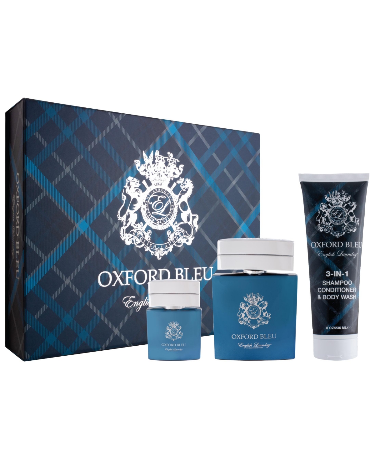 English Laundry 3 Piece Oxford Bleu Eau de Parfum Gift Set