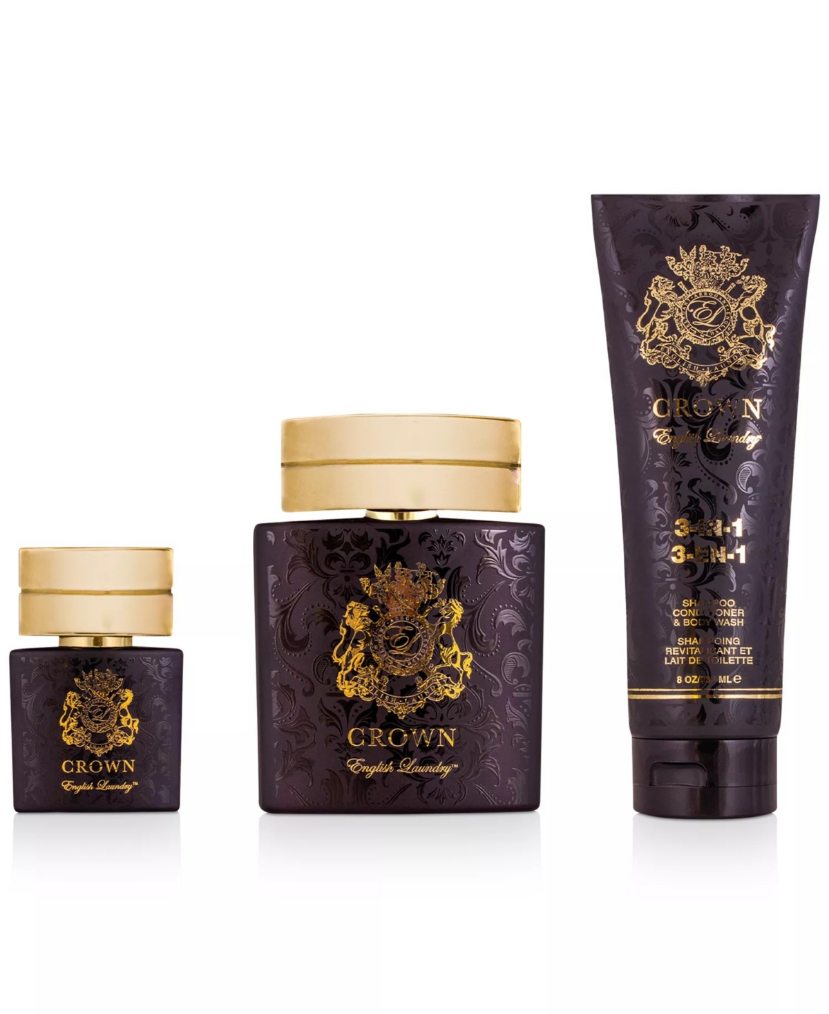 English Laundry Men's 3 Piece Crown Eau de Parfum Gift Set