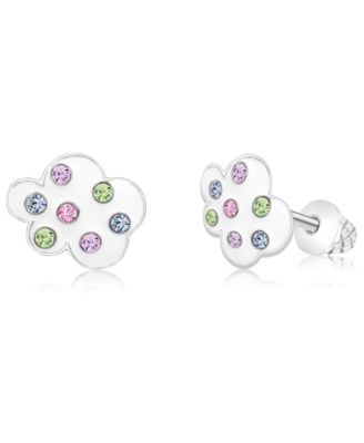 Kids Cloud Hypoallergenic Earrings with Surgical Titanium Screwbacks