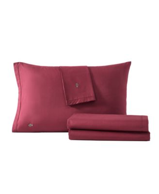 Solid Cotton Percale Sheet Set, King