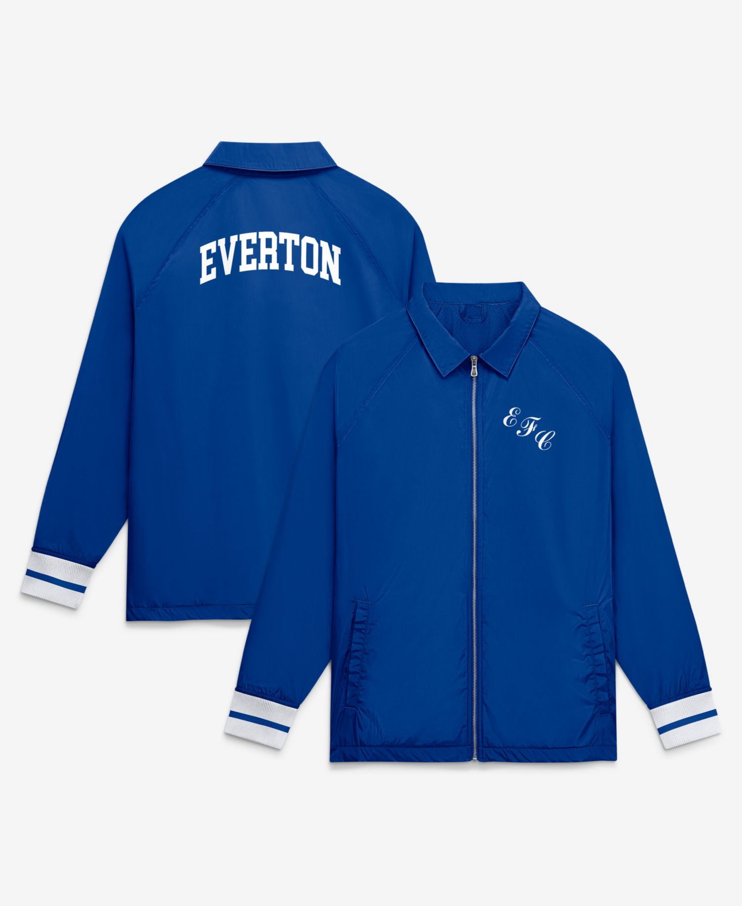 Men's Everton FC Classics Coach Full-Zip Rib-Knit Cuffs Jacket