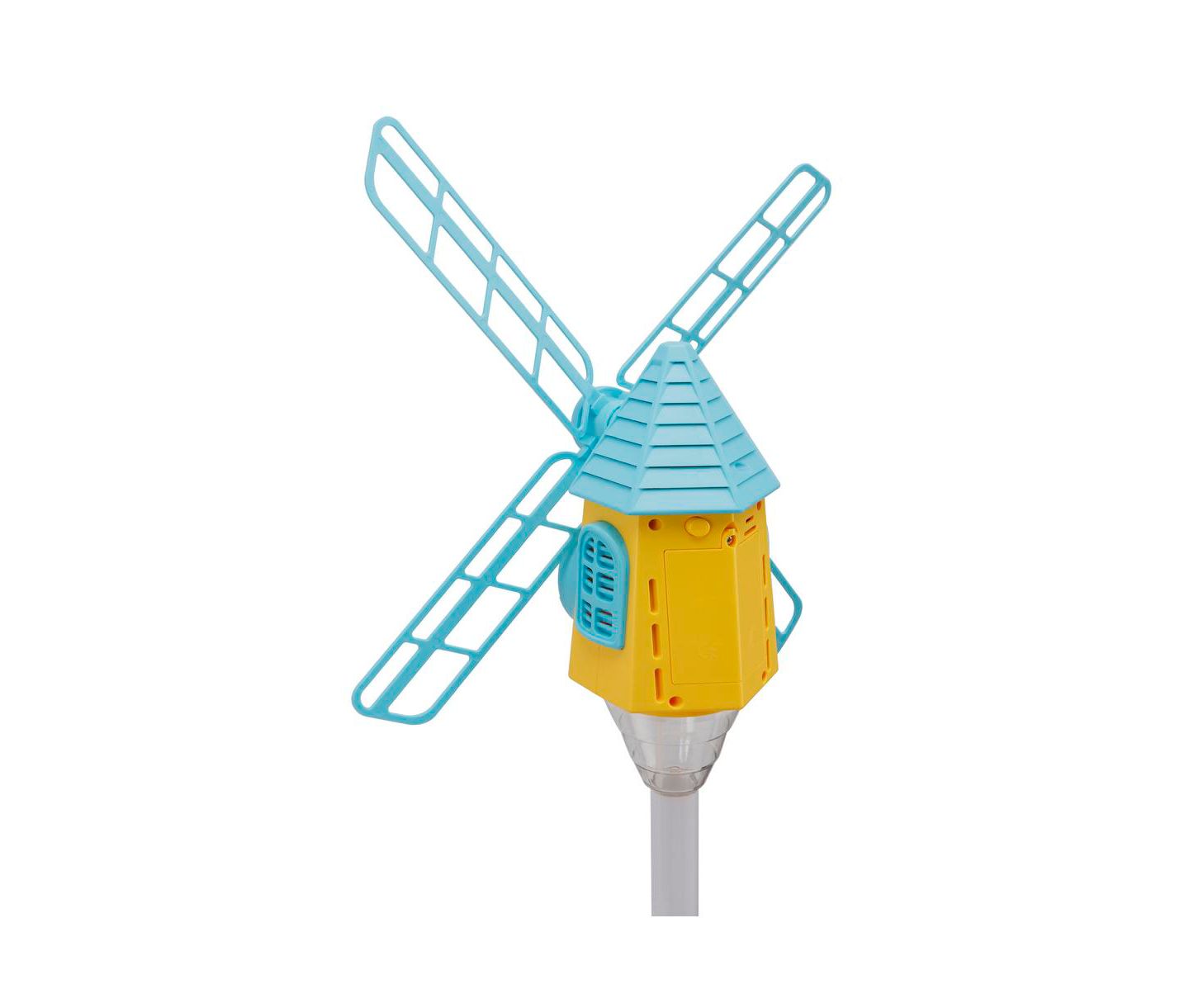Детская игрушка Bruce & Shark Standing Windmill 10-Nozzle Bubble Machine with Adjustable Height and Lights, 4.5 oz, Ages 3+, цвет: Синий — фото 5