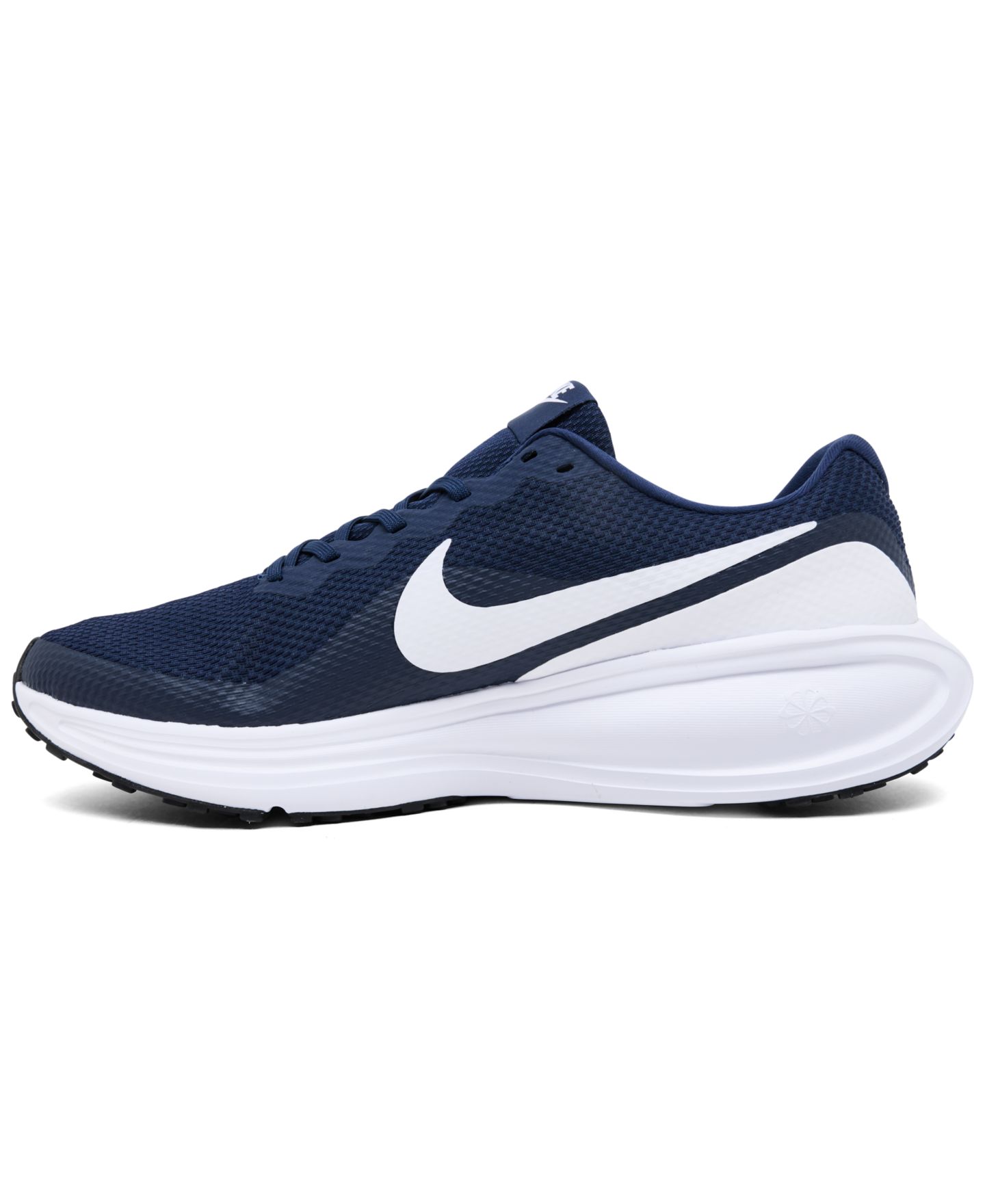 Мужские кроссовки Nike Revolution 8 Running Arch Support, цвет: Тёмно-синий / Серебристый — фото 3