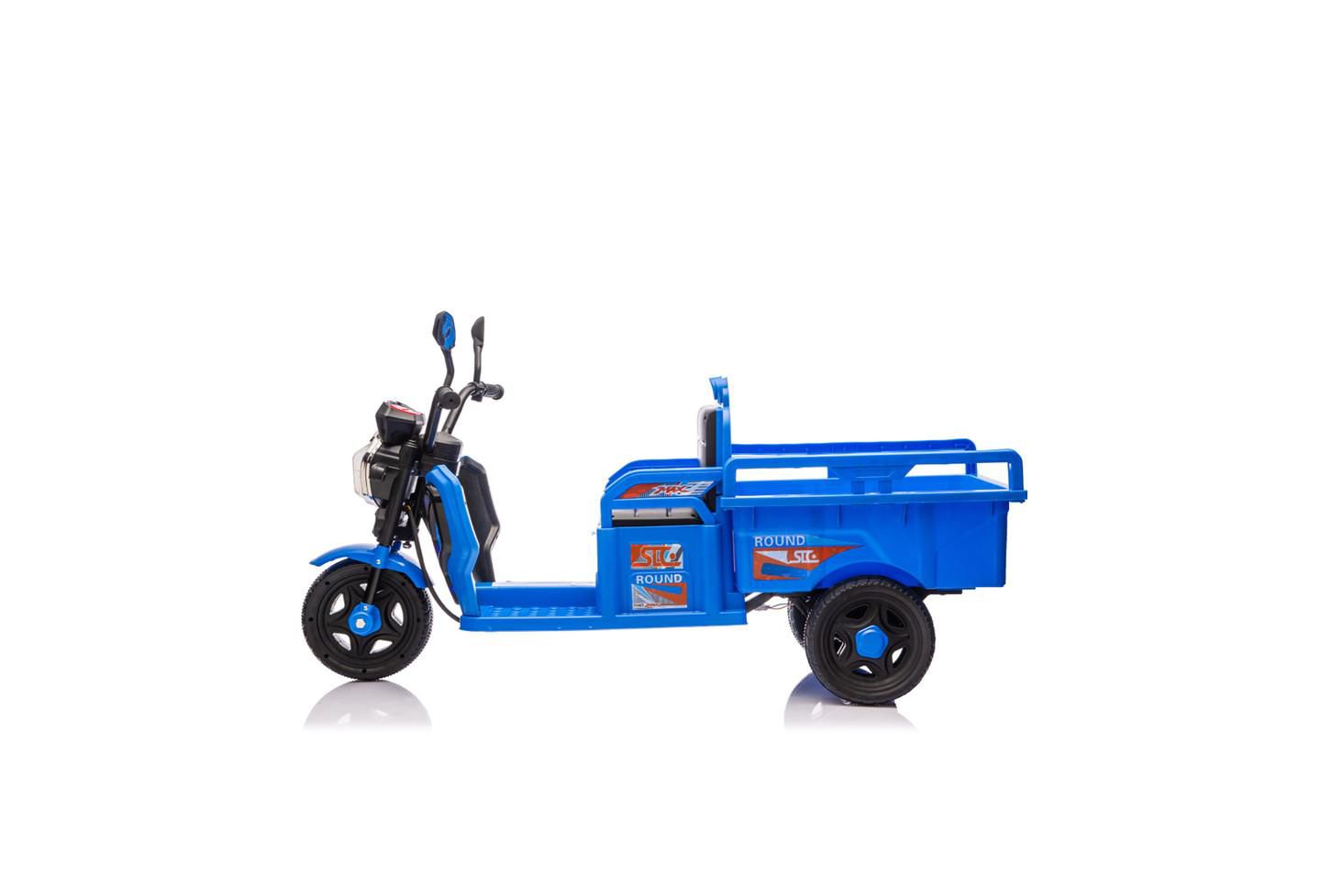 Детская игрушка YOBTOP Kids Ride-On Electric Cargo Truck with LED Lights, 110 lbs. Capacity, Ages 3–6, цвет: Синий — фото 4
