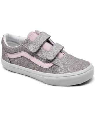 Little Boys' and Girls' Old Skool V Low-Top Retro Classic Sneakers from Finish Line